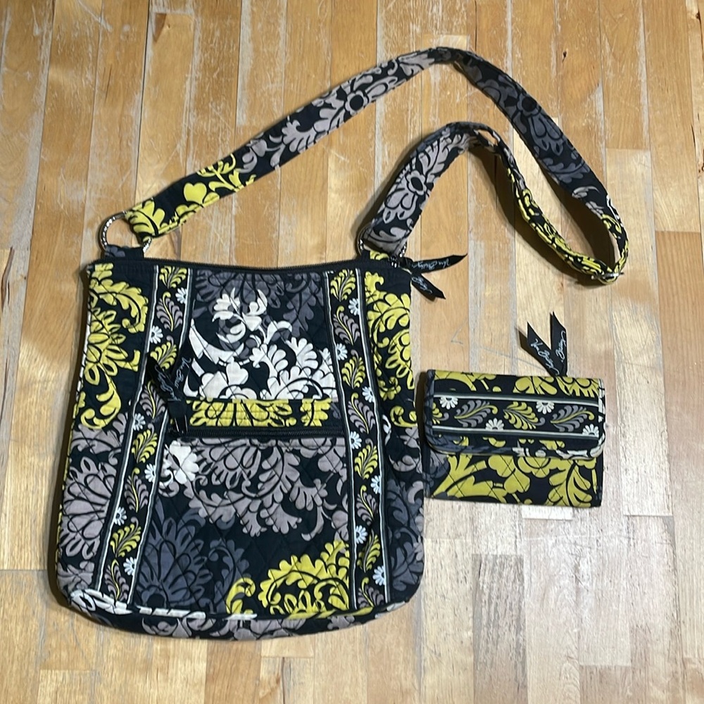 Vera Bradley Baroque cross body bag and wallet